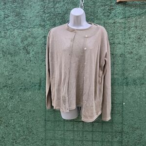 Elegant Tan Women's Blouse